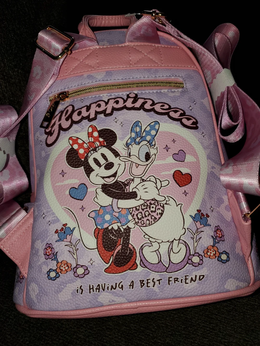 Wondapop Disney Pink and Lavender Minnie & Daisy Mini Backpack
